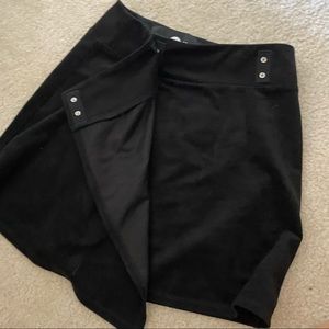 Nasty gal snap closure black mini after party xs